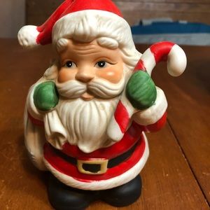 Vintage Homco collectible Santa bank